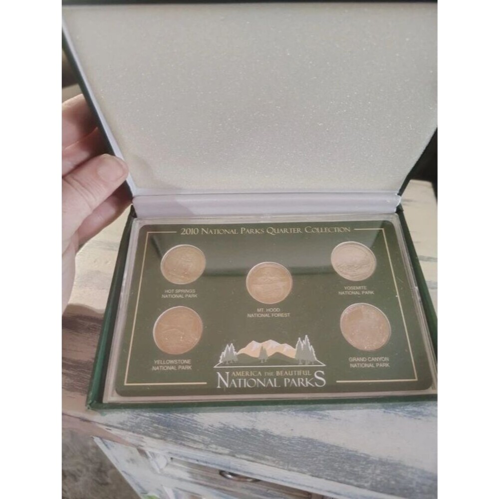 2010 - National Parks Quarter Collection US Commemorative Gallery Set!